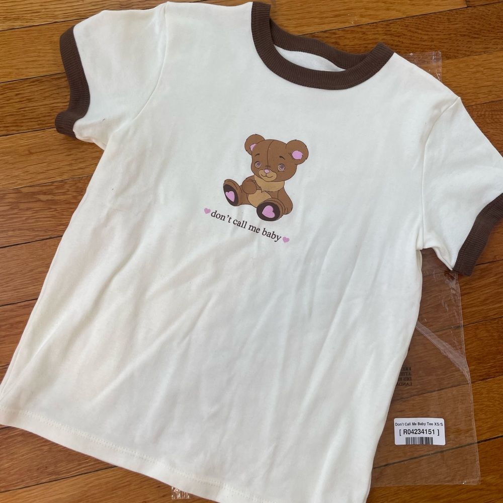 “don’t call me baby” baby tee
